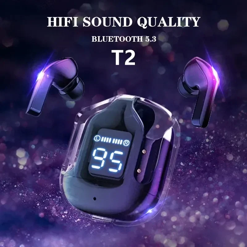 TWS T2 беспроводные Bluetooth-наушники Музыкальные наушники Hi-Fi с микрофоном для Xiaomi IPhone