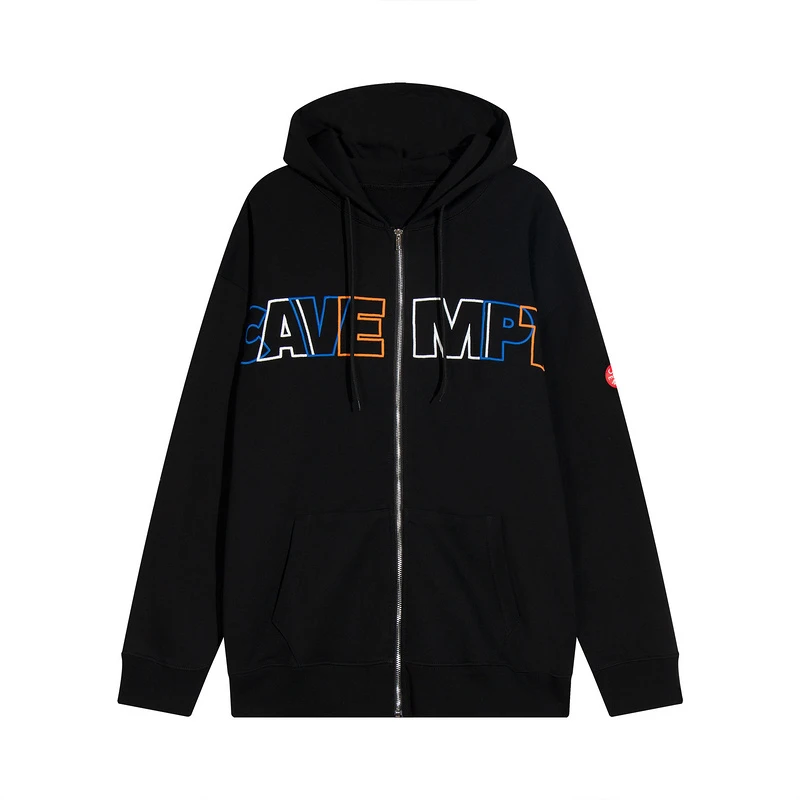 

22fw NEW hip-hop Cardigan CAVEMPT C.E Hooded Men Woman 1:1 Best Quality Embroidered Colorful Embroidery CAV EMPT zipper Hoodie