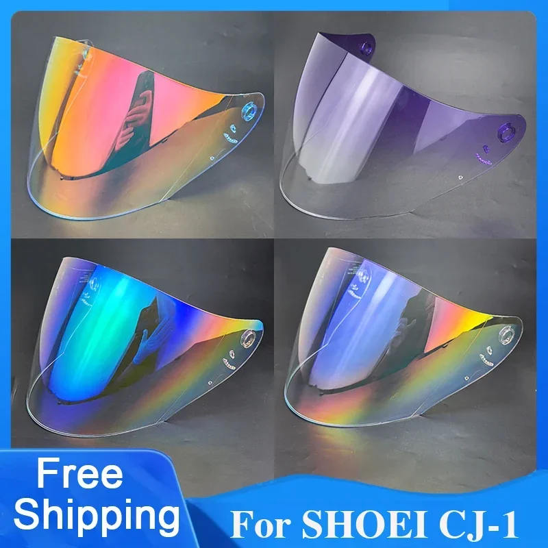 Фото CJ-1 козырек для мотоциклетного шлема для SHOEI CJ-1 замена защита от ультрафиолета и царапин пылезащитный лобовое стекло шлемы аксессуары для оборудования №1