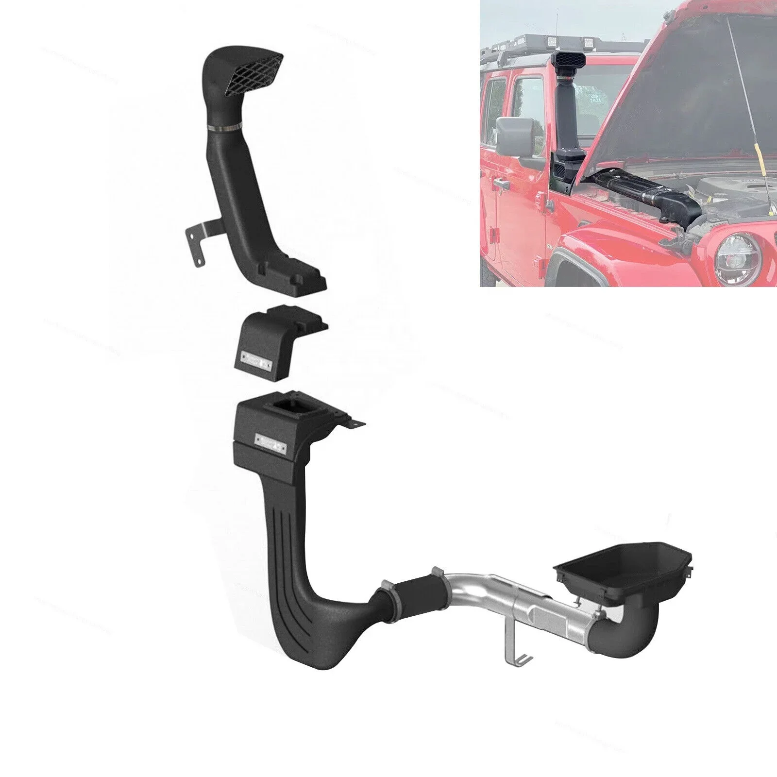 ABS матовый черный Snorkel Wading Device RR модифицированные автомобильные детали для Jeep