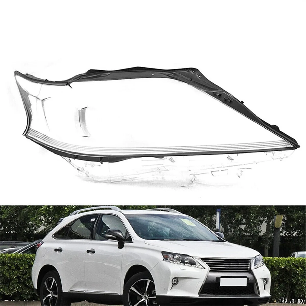 1 пара автомобильных фар крышка объектива абажур для Lexus RX270 RX350 RX450H 2012-2015