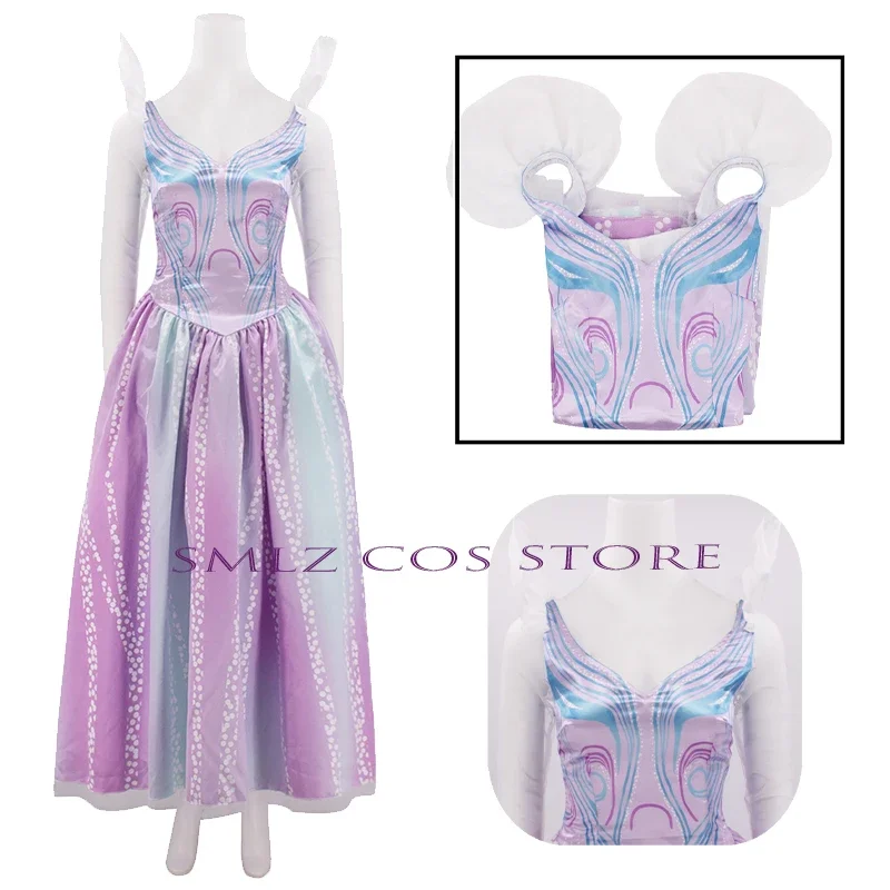 Аниме Ведьма Глинда Косплей Костюм Женское Платье Розового Цвета Волшебная