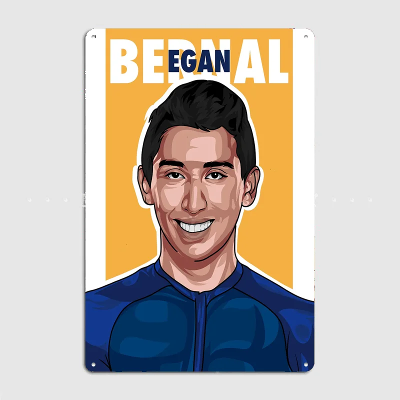 Фото Постер Egan Bernal в стиле ретро, индивидуальная вывеска, украшение для комнаты, домашний декор, винтажные постеры для клуба, бара, настенный декор для интерьера №2