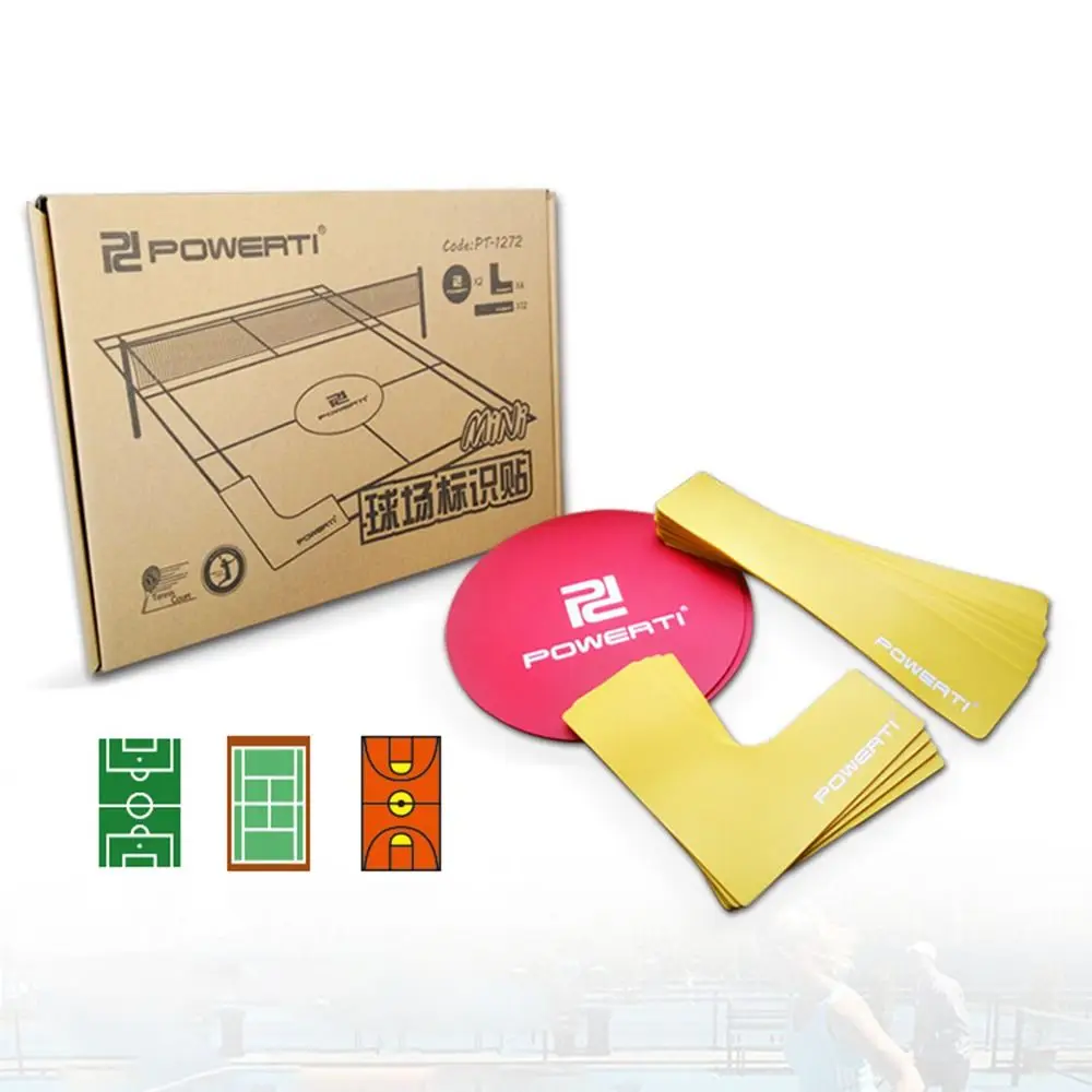 Яркий цвет привлекательный баскетбол футбол прямая линия маркер для тенниса