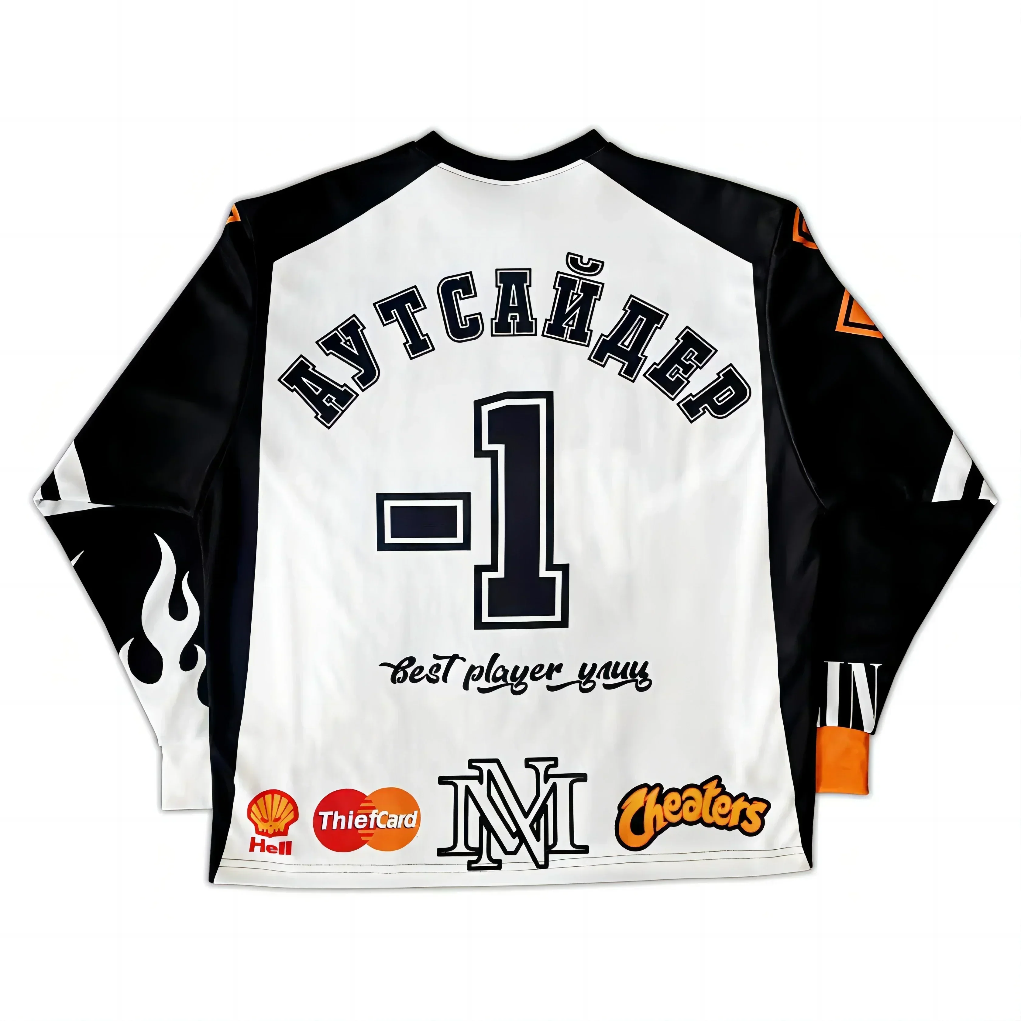 2024 ретро одежда Y2k хип-хоп спортивные манжеты женские рубашки Мужская Уличная