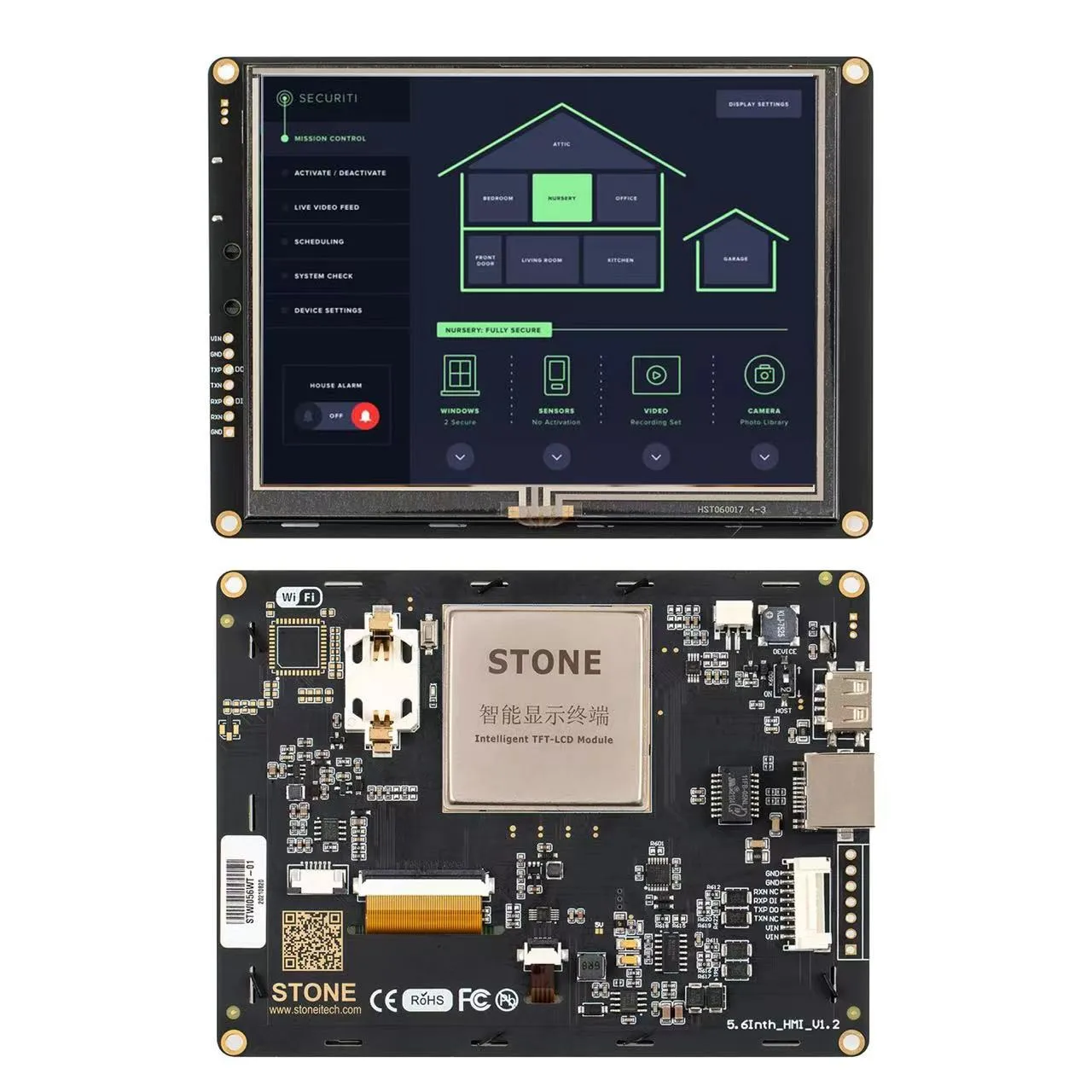 

5.6inch TFT LCD monitor HMI interface 24 hour professional technical support All passed CE/RoHS/FCC/ISO9001 International