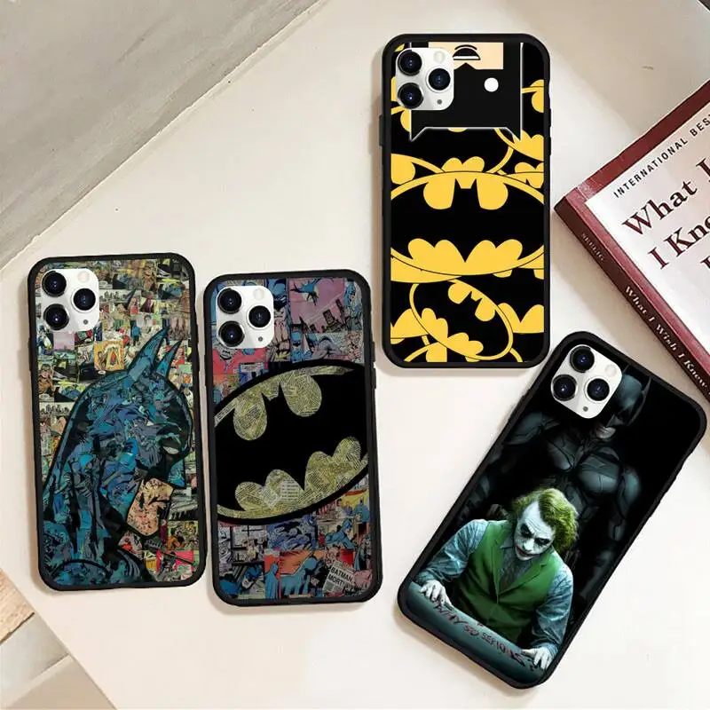 

Batman Bruce Wayne Phone Case Rubber For iphone 12 11 Pro Max Mini XS Max 8 7 6 6S Plus X 5S SE 2020 XR cover