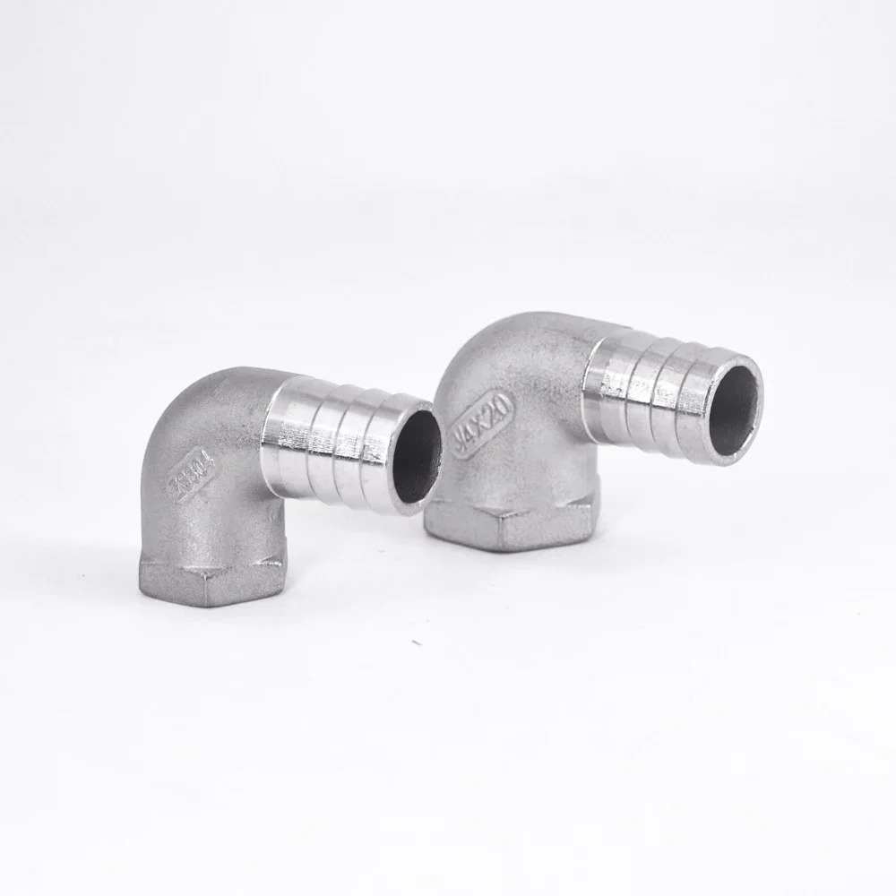 Колено для шланга с резьбой 1/4 дюйма 3/8 1/2 3/4 1-2 BSP 15 20 25 32 40 50 мм