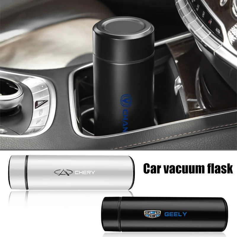 

Smart 304 Stainless Steel Vacuum Water Cup Temperature Display for Skoda 120 440 Octavia 2 3 4 Vos Vrs Fabia Superb Accessory