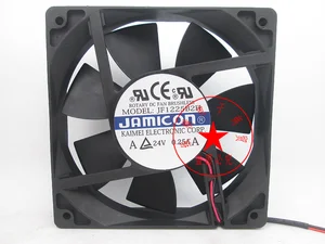 Jamicon JF1225B2H DC 24V 0.25A 120x120x25mm 2-Wire Server Cooling Fan