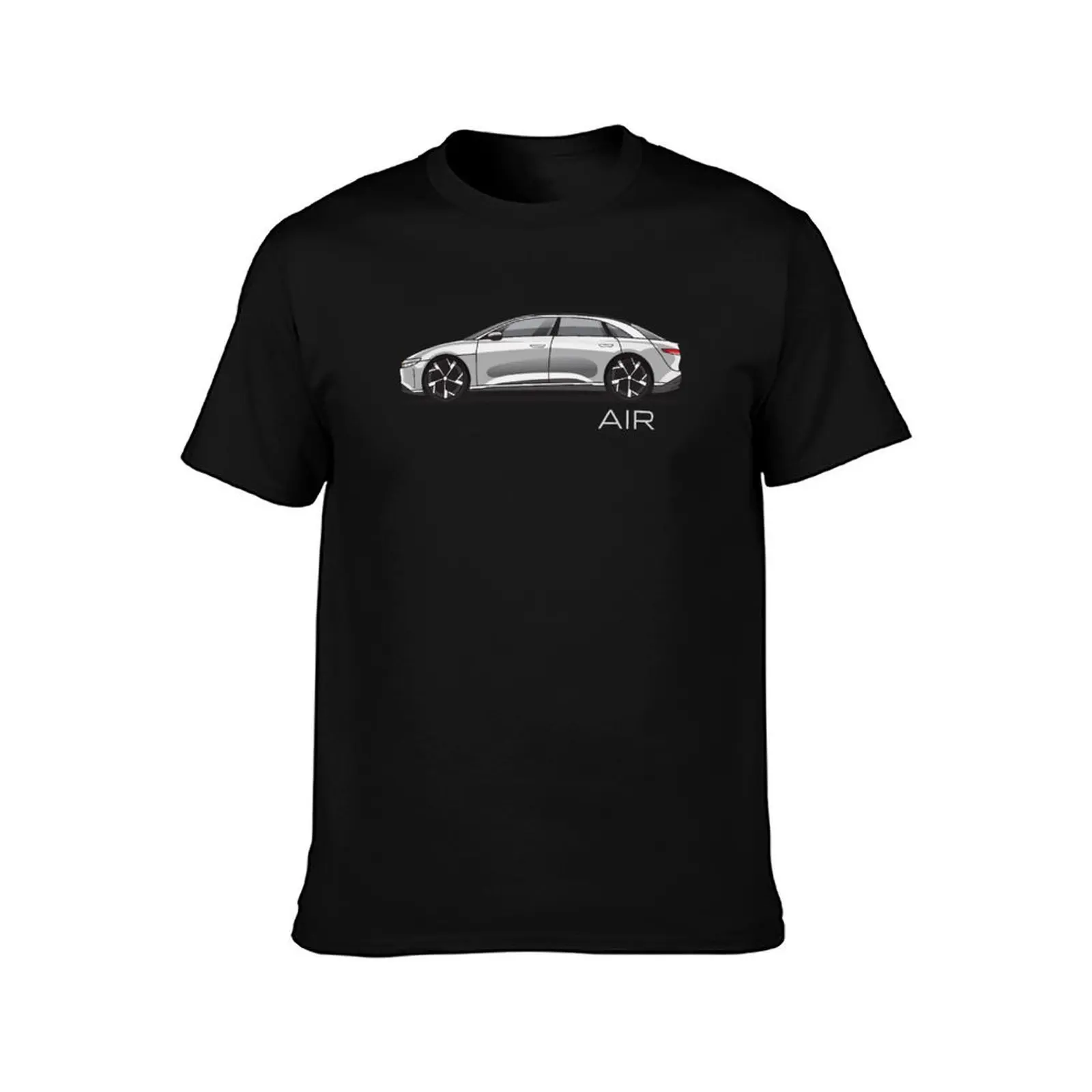 Фото Lucid летняя мужская футболка из хлопка Motorors Car Air для рубашки футболки мужские повседневные рубашки Electric t Red man №2