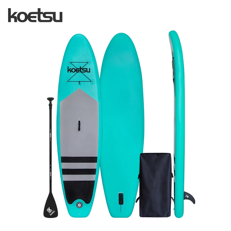 KOETSU-Tabla de Paddle inflable para deportes acuáticos, tabla de surf de 3,2 metros, 10 pies, 6 pulgadas, remo redondo