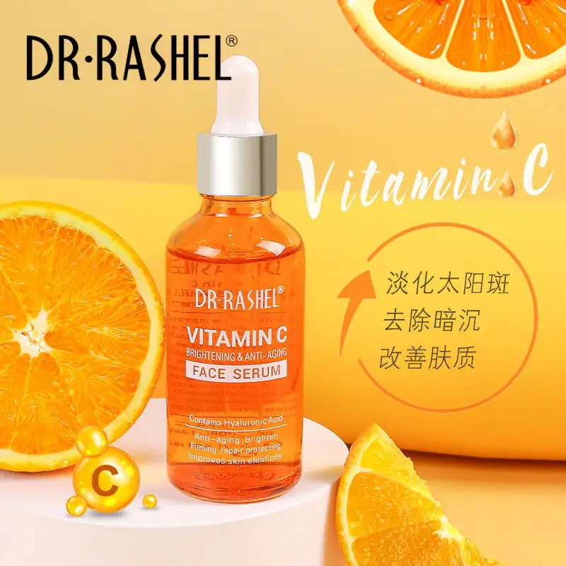 DR.RASHEL-suero reafirmante antienvejecimiento para el cuidado de la piel, maquillaje blanqueador, hidratante, vitamina C, 50ml