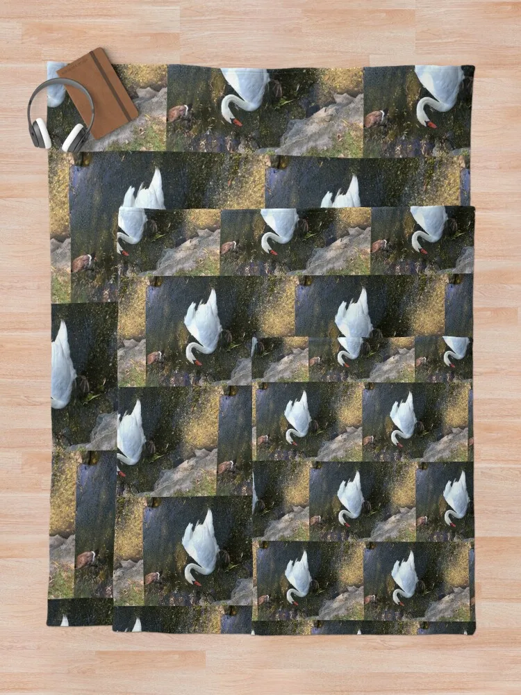Одеяло с лебединым прудом теплое зимнее одеяло для дивана Hairys
