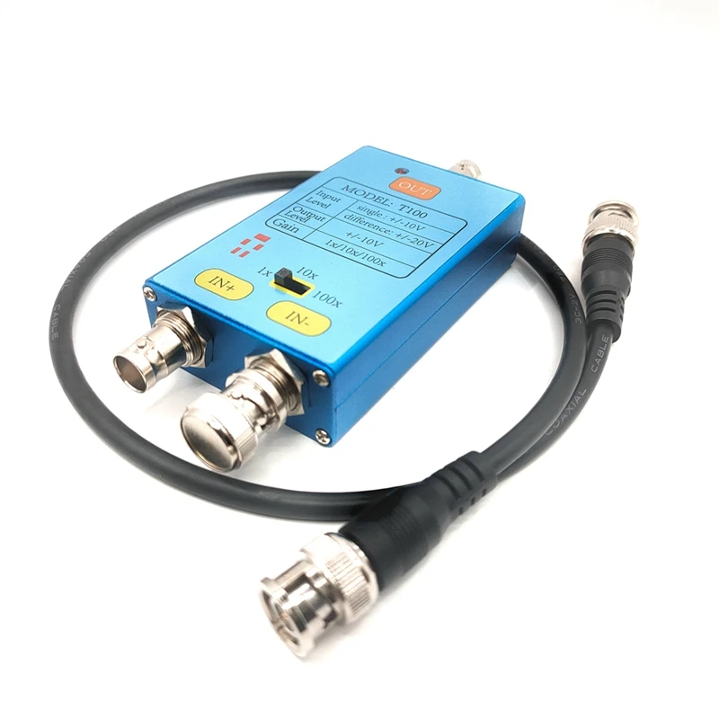 

HOT-10M Bandwidth Oscilloscope Differential Probe Gain Split Probe Signal Amplifier For Weak Electrical Signal Measurement