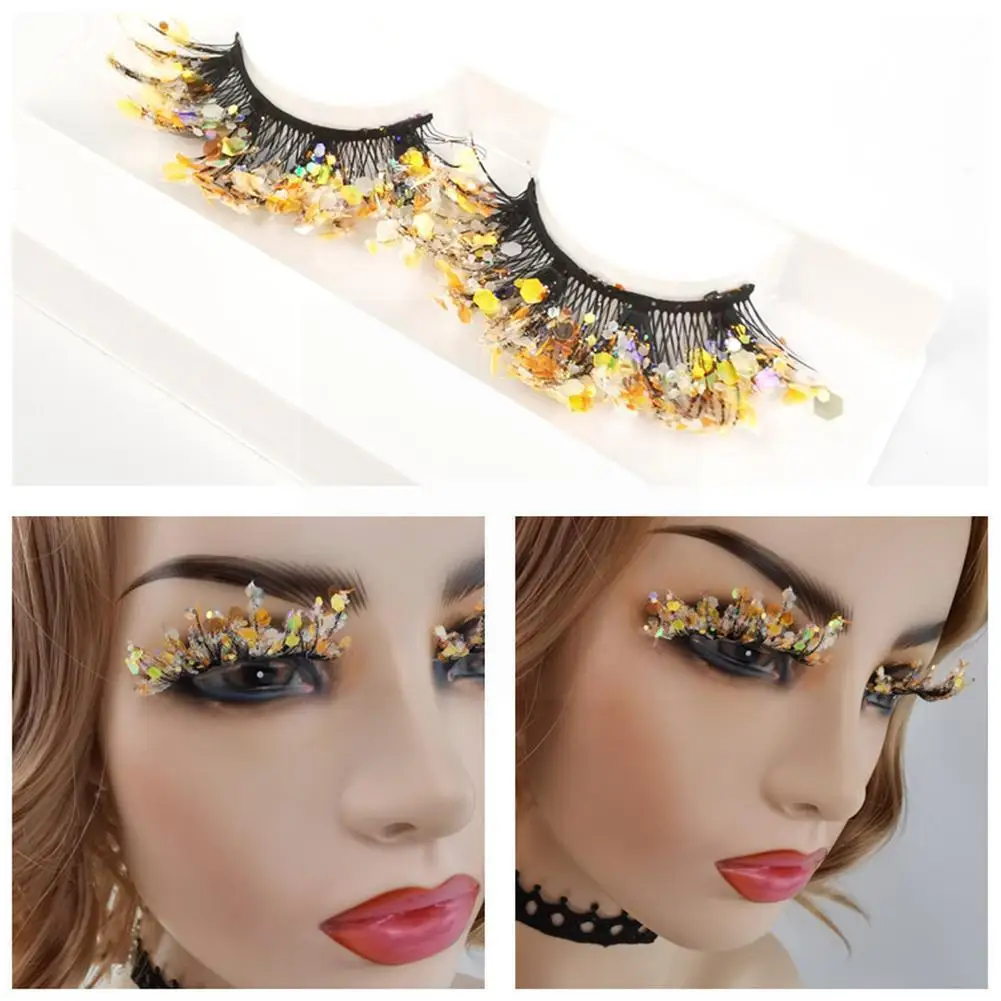 1 пара 25 мм Цветные светящиеся 3d блестки Бриллианты искусственные глаза