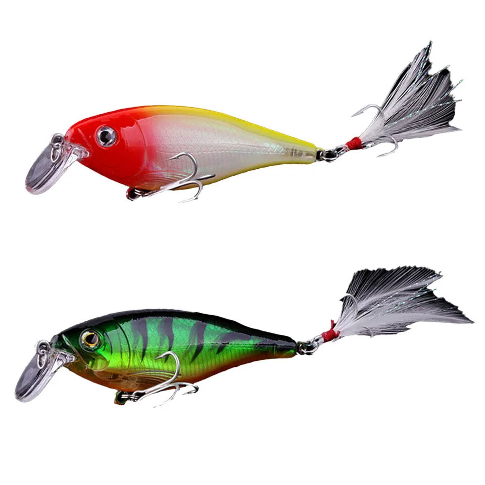 

GOBYGO 1Pcs 12.5G/8.5CM Minnow Bait Artificial Bait Towing Pesca Isca Bass Bait Fishing Gear