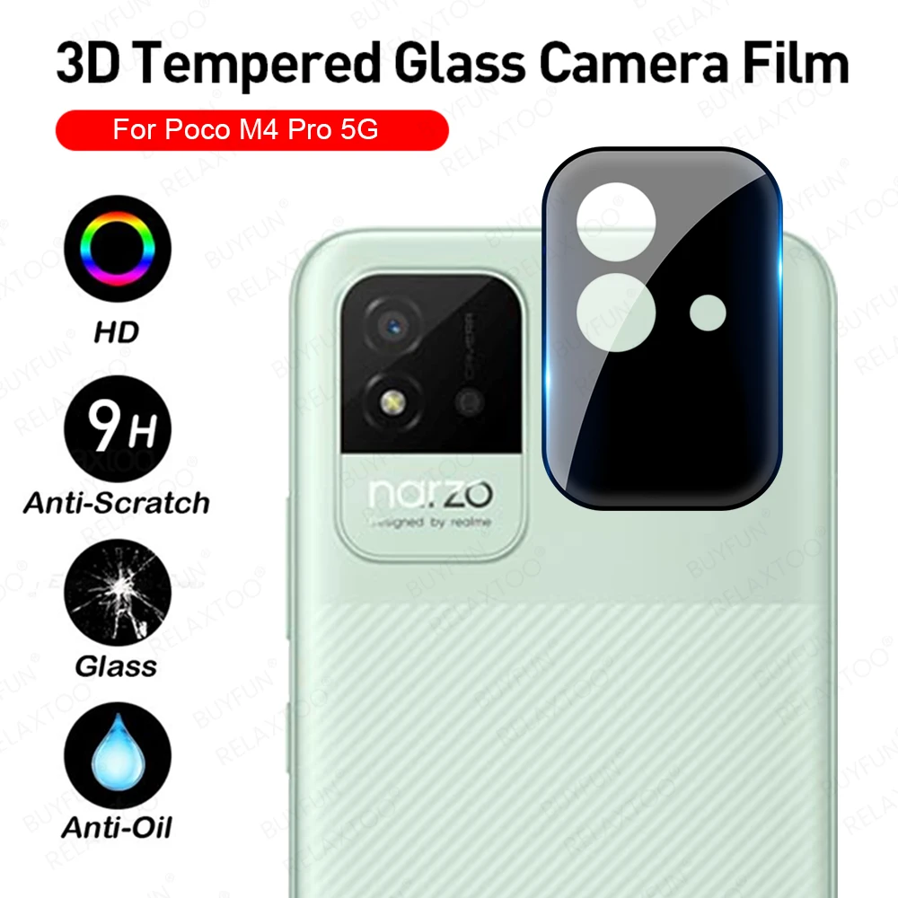 

2Pcs 3D Tempered Glass Camera Film For OPPO Realme Narzo 50i 50A Narzo50 A i Realme50 Cover Protective Lens Film On For RMX3235