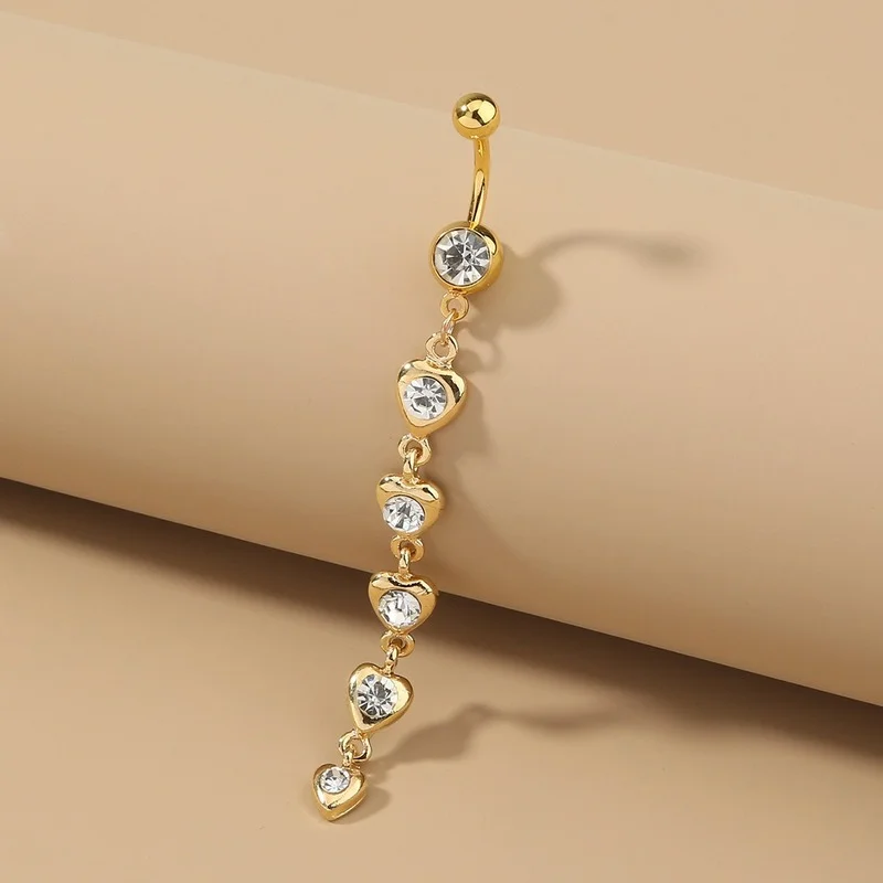 

MOONCORE Women Navel Piercing Earring Sexy Body Jewelry Belly Piercing Stainless Steel Zircon Fashion Woman Belly Button Rings