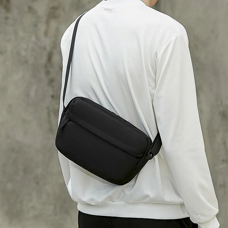 HcanKcan Men's Crossbody Bag Light Weight Fashion Messenger Bag For Men 9.7 Inch iPad Shoulder Bag Husband Sling Bag Outdoor