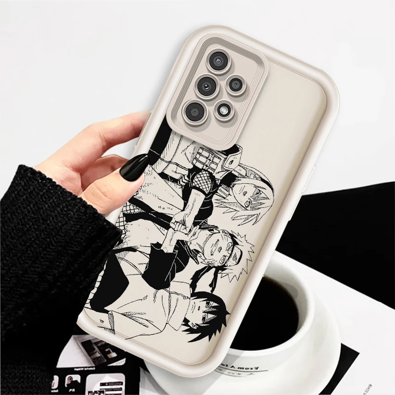 Аниме Наруто модный крутой милый для Samsung A73 A71 A54 A53 A52 A51 A33 A32 A21S A14 A13 A12 A03 A04 A05