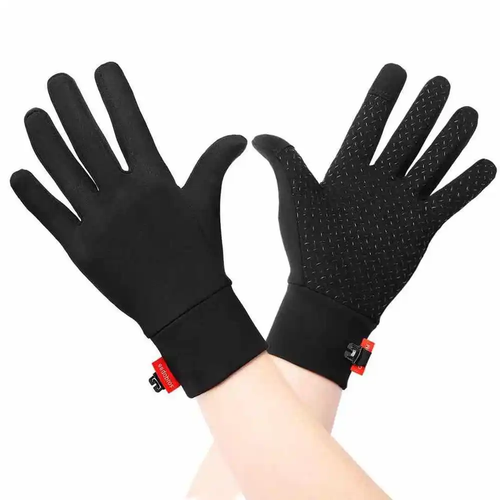 Men And Women Riding Compression Padded Windproof Gloves Touch Screen Riding Bicycle Warm Motorcycle Winter Autumn Bicycle Glove