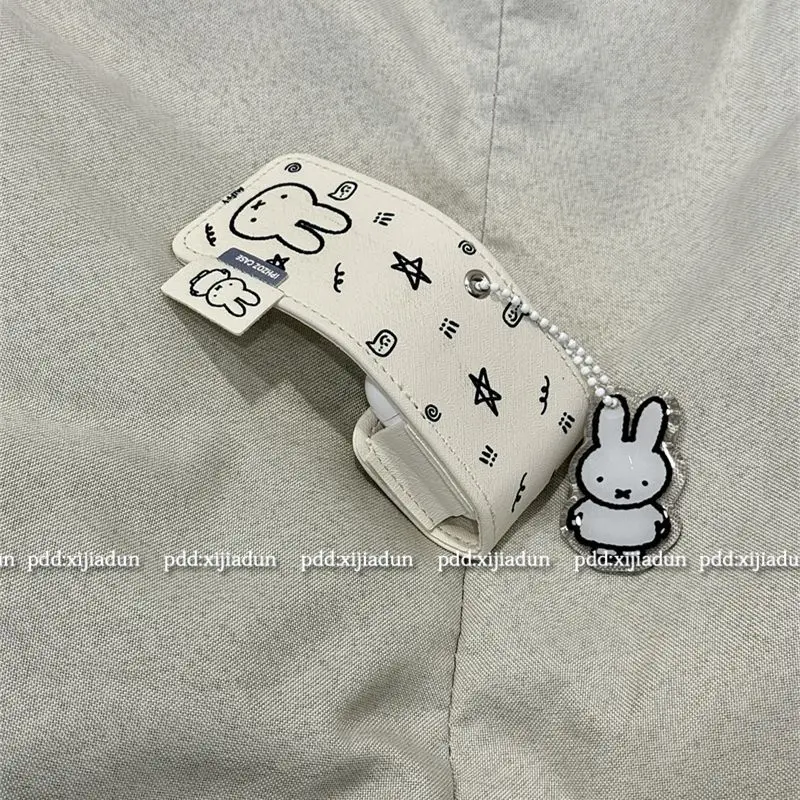 Kawaii Cortical Miffy Rabbit Airpods 4 защитный чехол для Airpod Pro 2 наушников Apple подарочные игрушки