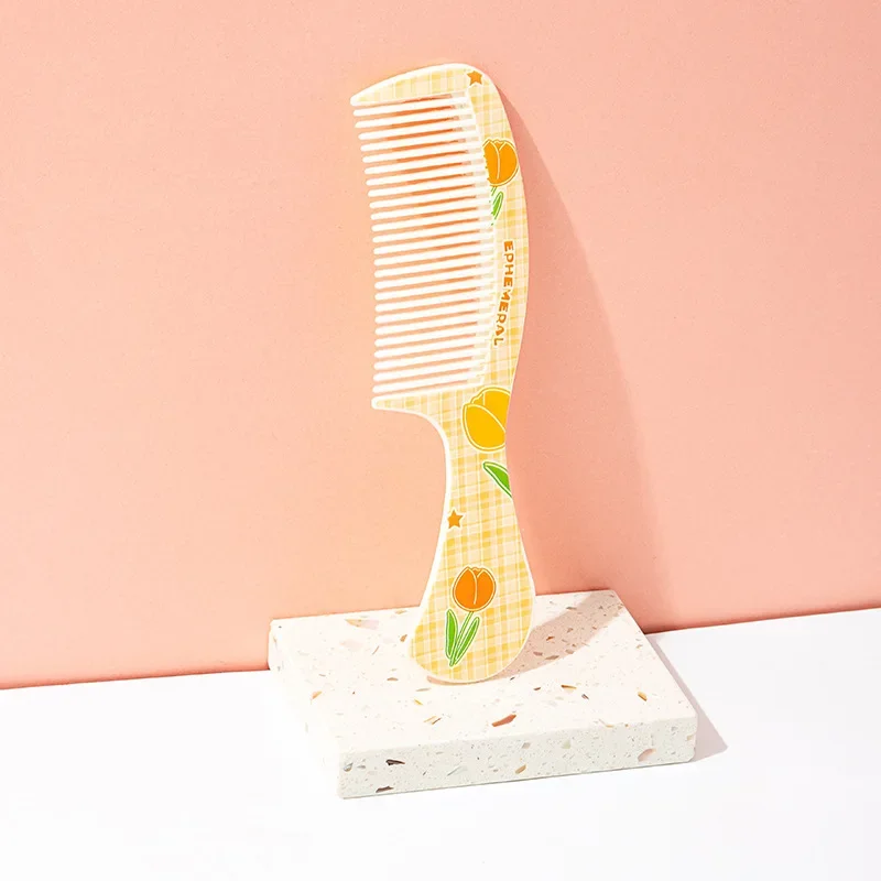 1 шт. детская парикмахерская расческа с фруктами антистатическая дикой ручкой