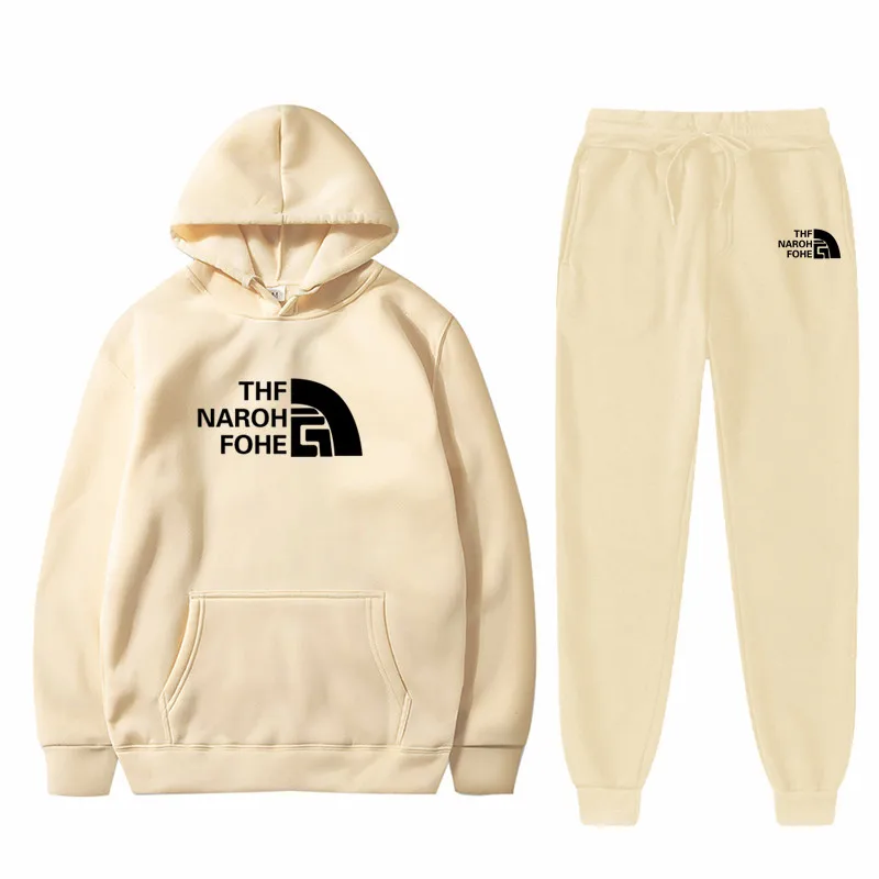 Hoodies Sweatshirts Men Woman Fashion Solid color Red Black Gray Pink Autumn Winter fleece Hip Hop Hoody Male Brand Casual  sets