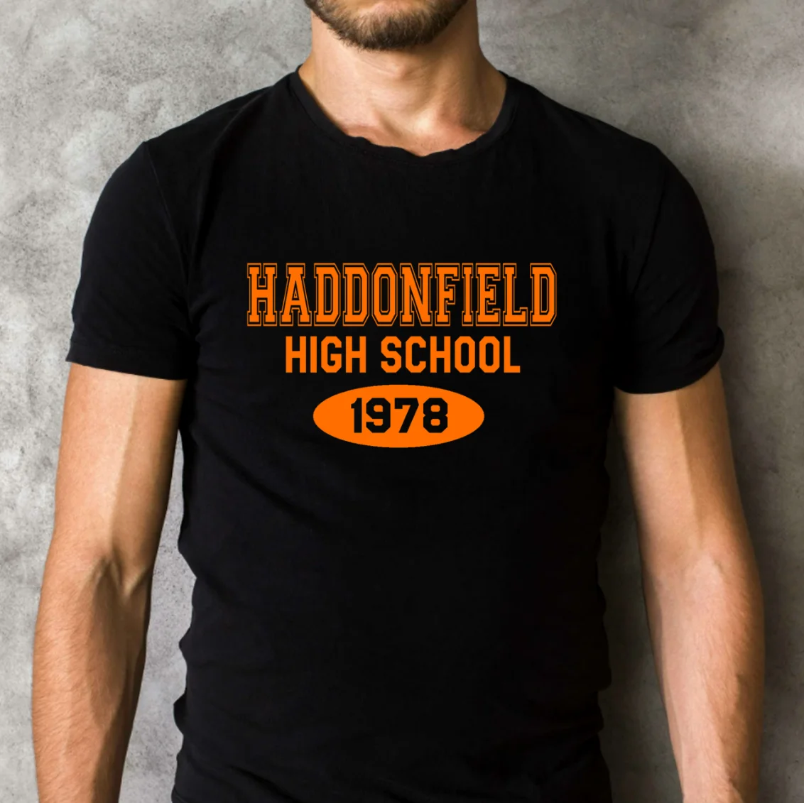

Haddonfield High School 1978 Classic Black T-Shirt Horror Movie T-Shirt
