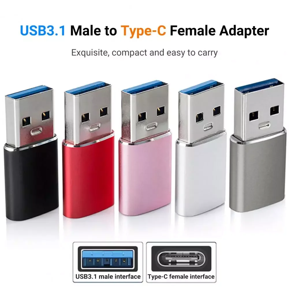 

High-quality USB3.1 Male to Type-C Female Mini OTG Converter Hot Swap OTG Adapter High-speed Computer Accessories Data Charger