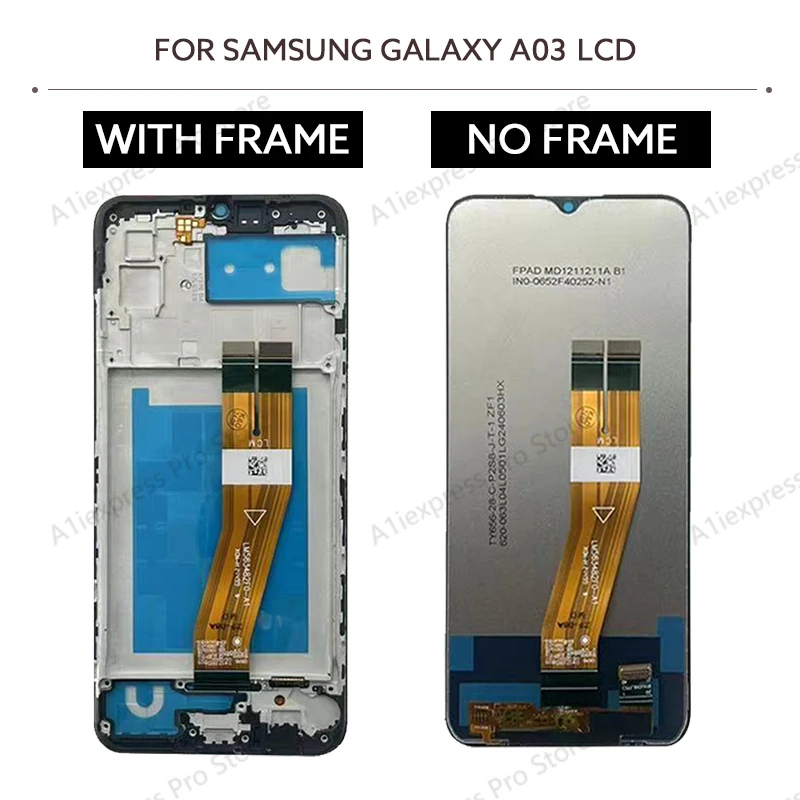 ЖК-дисплей 6 5 дюйма для Samsung A03 A035 сенсорный экран с цифровым преобразователем в