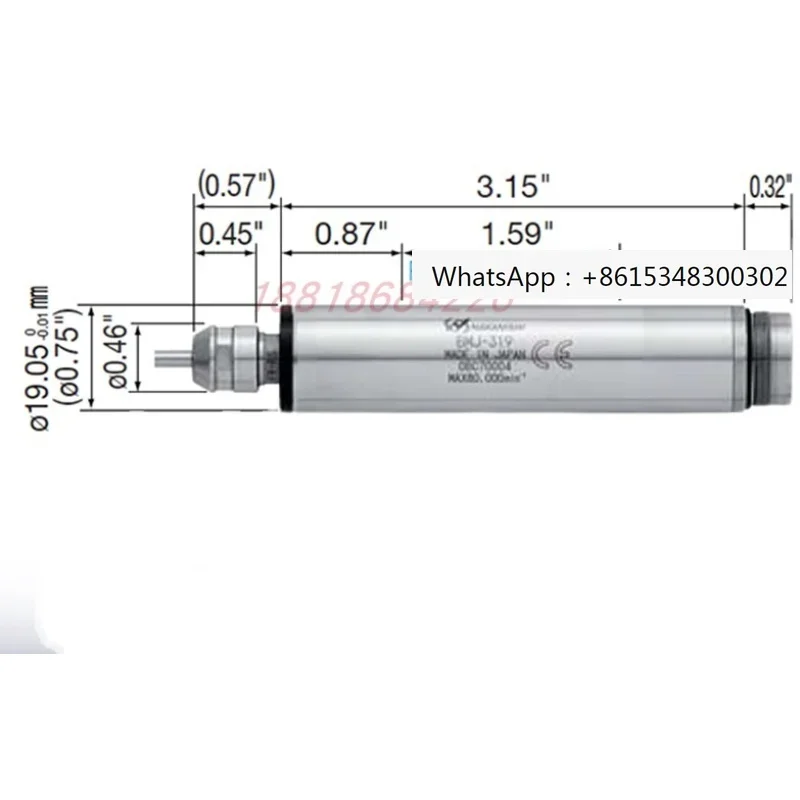Оригинальный оригинальный шпиндель двигателя NSK Nakanishi BMJ BMF-319 320 322 325