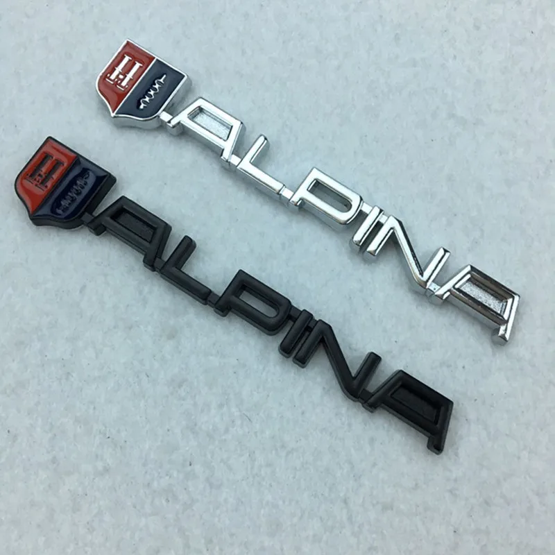 

Металлическая Автомобильная 3D наклейка, автомобильная эмблема, переустанавливаемый логотип, значок, наклейка для BMW Alpina M 3 5 6 X1 X3 X5 X6 Z E46 E39 E60 ...