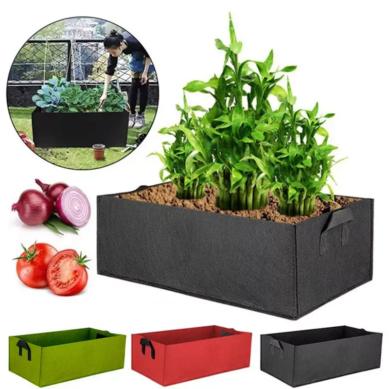 

Felt Garden Grow Bags Fabric Garden Pots Fabric Planter Grow Pot Vegetable Pots Outdoor Garden Grow Bag Vegetable Growing Plant