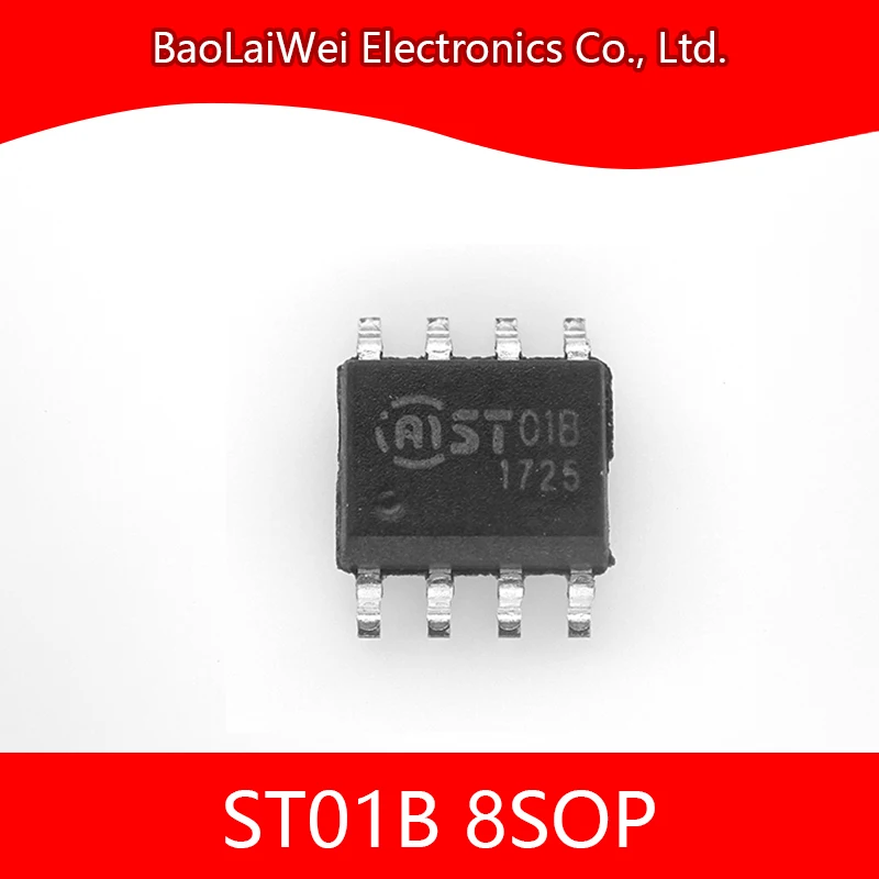 

500 шт., чипы ST01B 8SOP, электронные компоненты, интегральные схемы, одноканальный емкостный сенсорный датчик ST01B