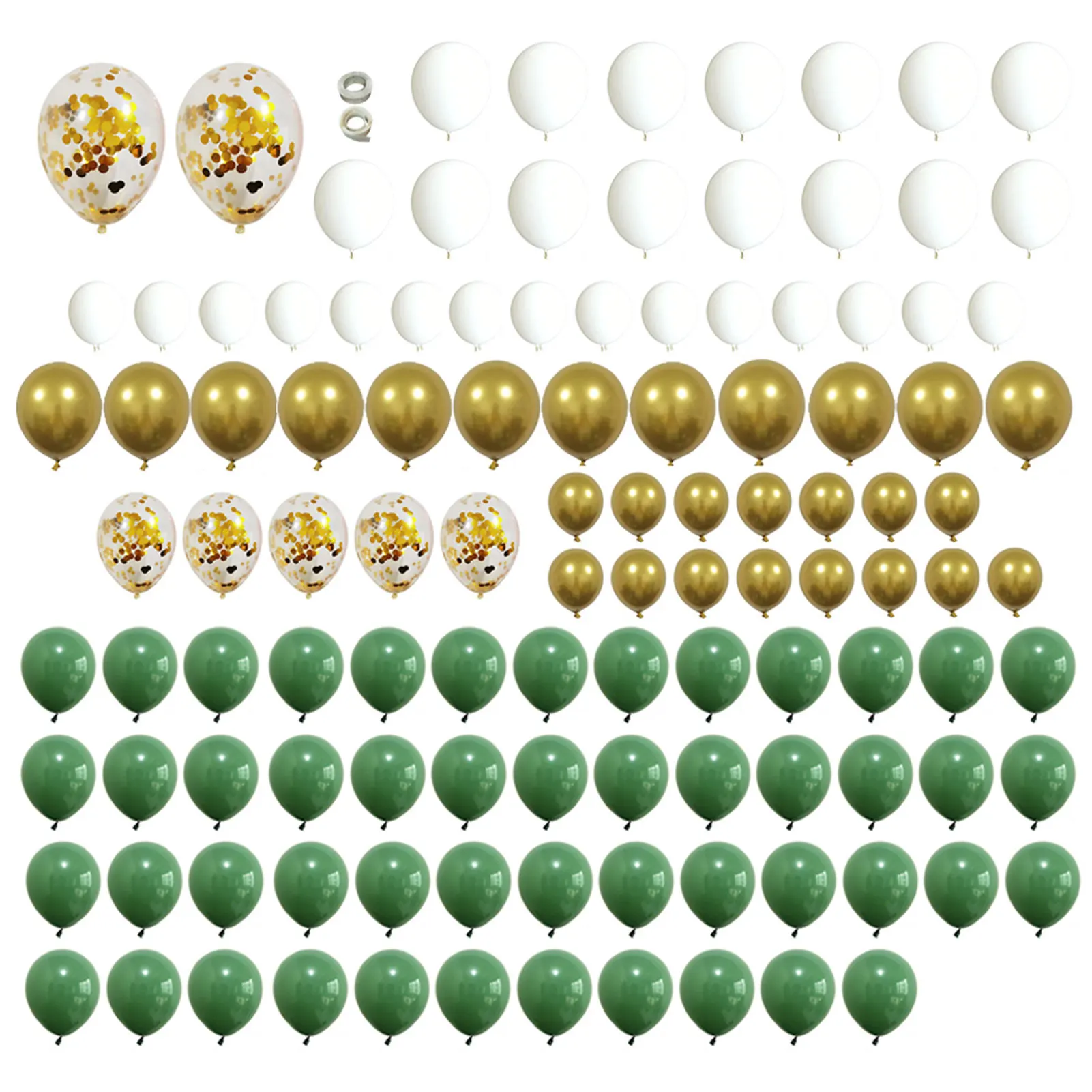 

119pcs Valentine Graduation Wedding Balloon Arch Garland Kit DIY Confetti Retro Green Birthday Scene Party Decoration Festival