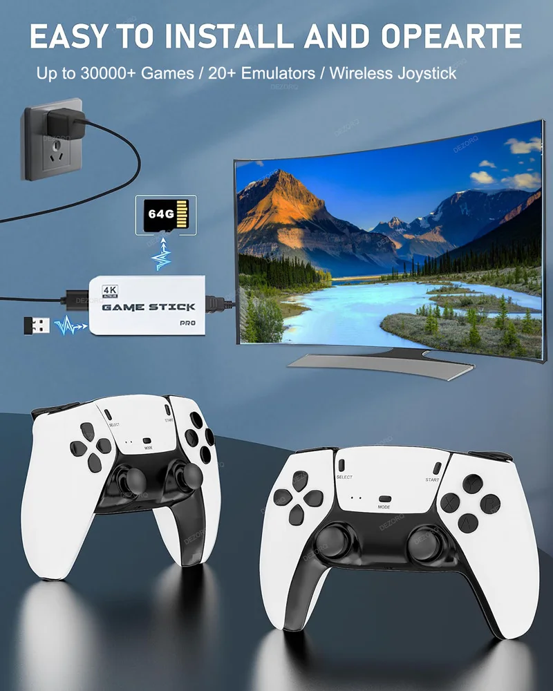 Ретро игровая консоль M15 Pro Plus Ностальгический беспроводной телевизор HD 4K Видео