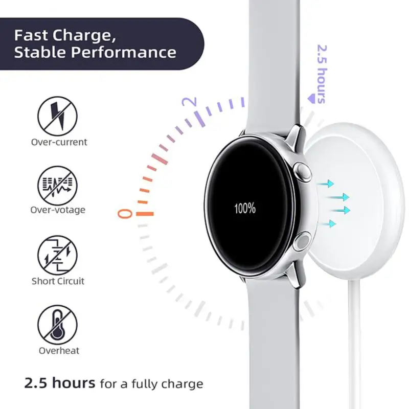 

Smart Watch Magnetic Charging Cable 800MA Power Adapter Base For Google Pixel Split Smart Watch Charger Base Accessories