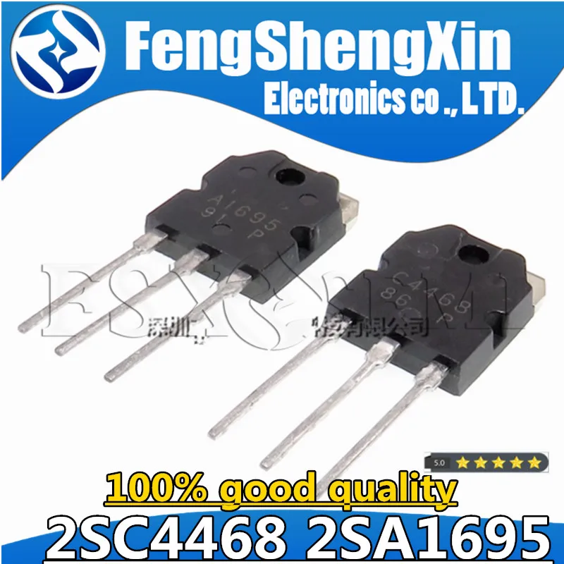 

10pcs/lot 2SC4468 2SA1695 TO-247 5pcs C4468+ 5PCS a1695 Power Transistors