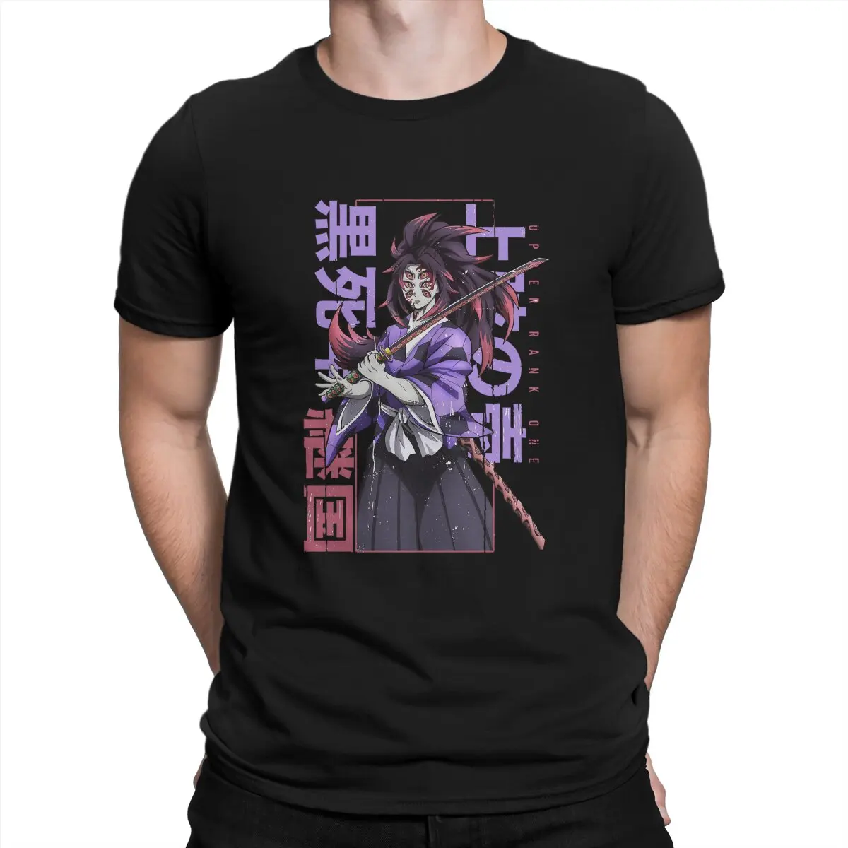 

Demon Slayer Kamado Tanjirou Nezuko Men's TShirt Kokushibo Fashion T Shirt Graphic Sweatshirts Hipster