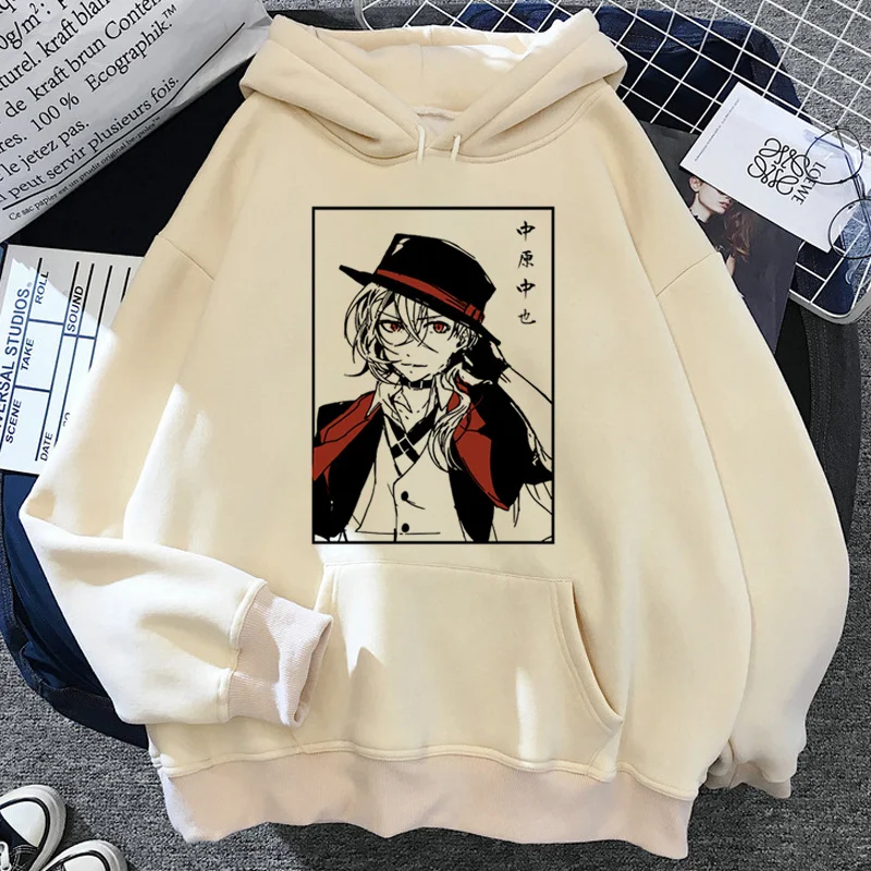 

bungou stray dogs hoodies female y2k aesthetic graphic harajuku female hoody 2022 y2k aesthetic