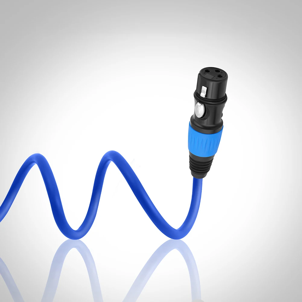 Кабель для микрофона с позолоченным штекером-гнездом 3/5 м