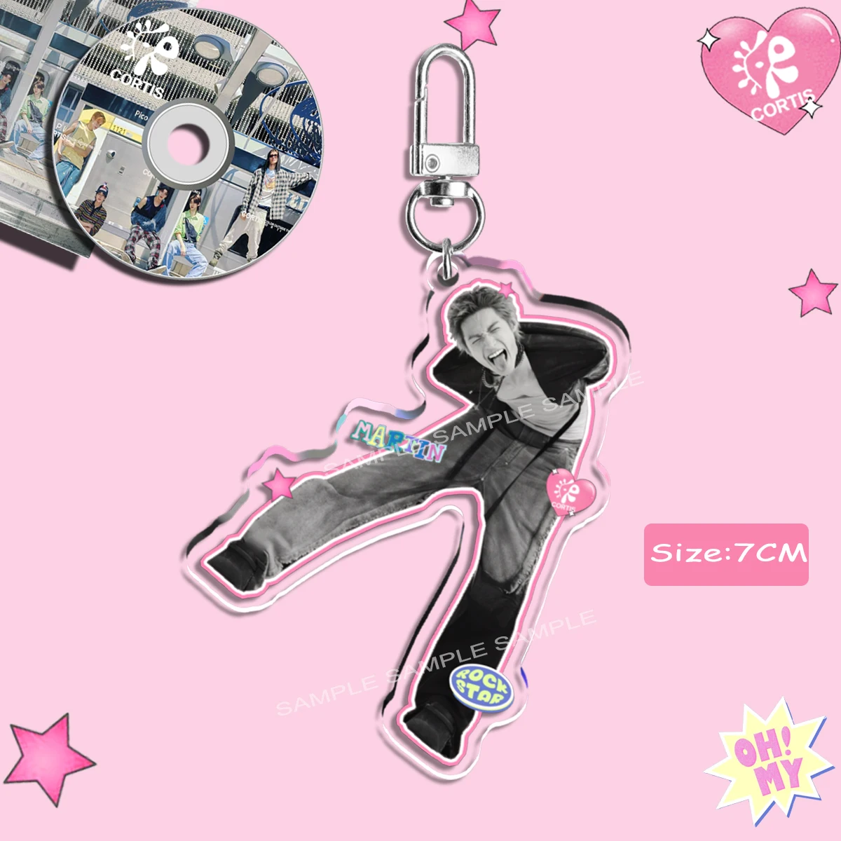 Kawaii Kpop CORTIS KEONHO брелок из акрила
