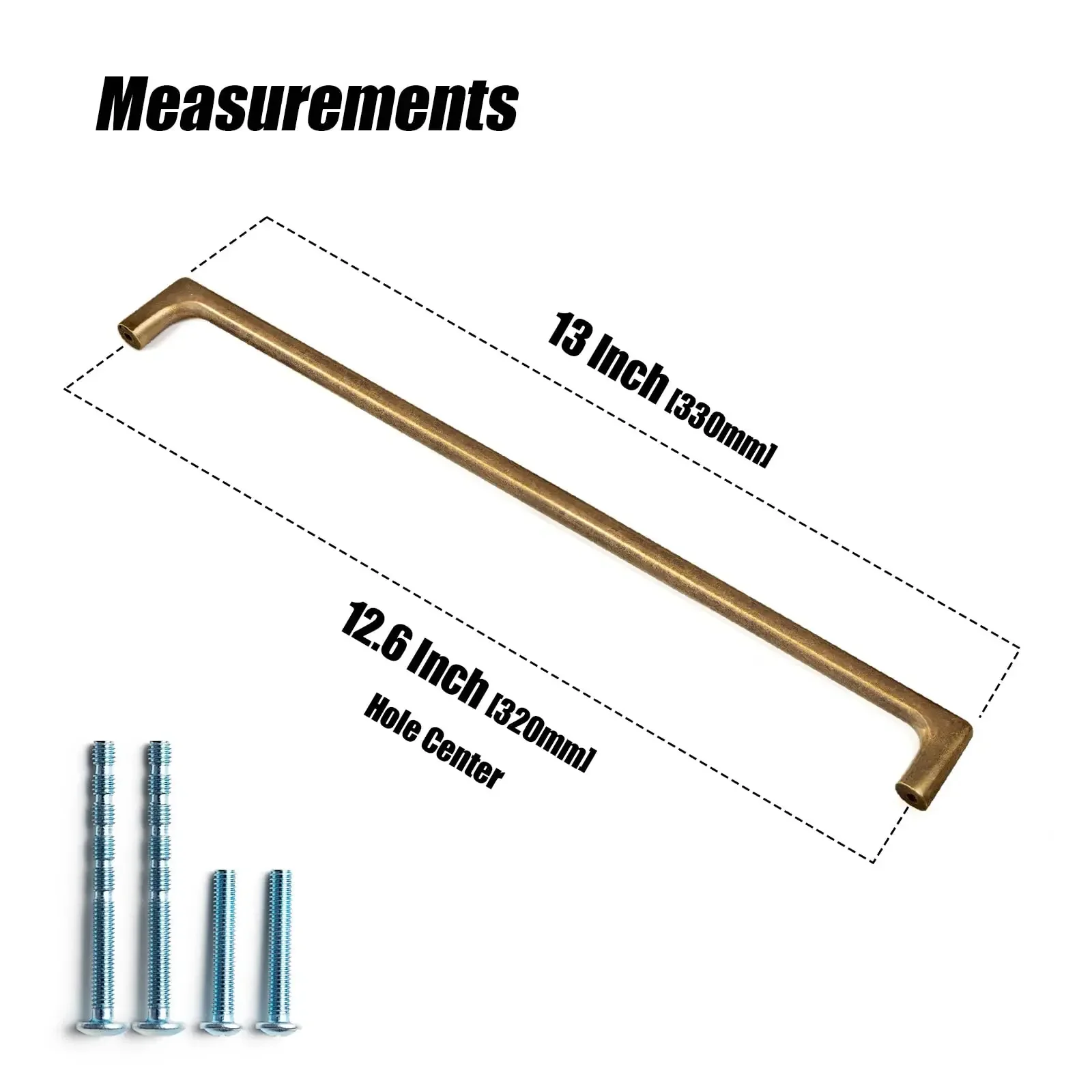 

Goo-Ki антикварные ручки для шкафа матовая латунь