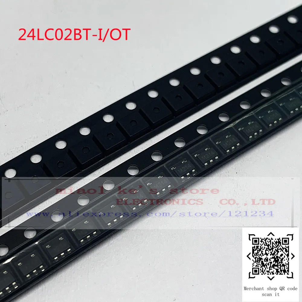 [10 шт.] 100% Новый оригинал: 24LC02BT-I/OT 24LC02BT-I mark: M2 ** EEPROM memory IC 2Kb 400kHz 900ns SOT-23-5 |