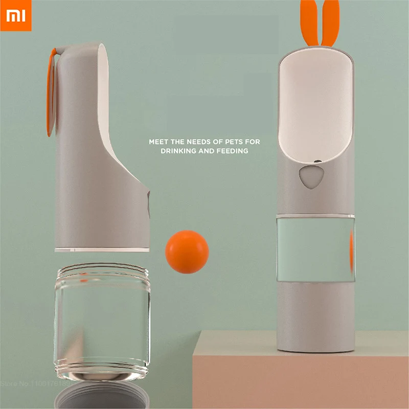 

Xiaomi Youpin Dog outdoor drinking water cup water food water cup convenient not wet mouth accompanying cup kettle pet supplies