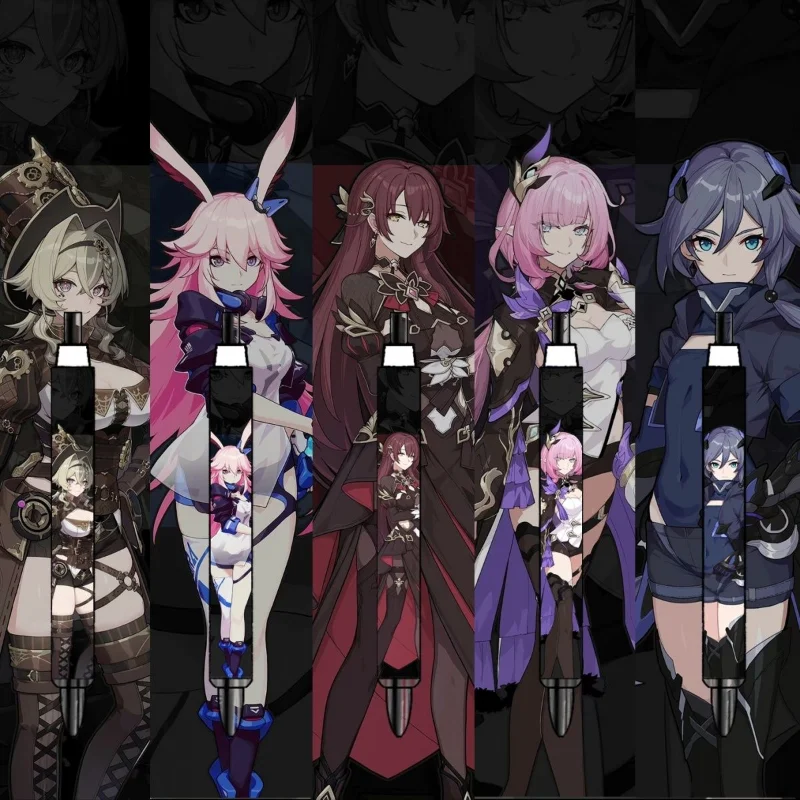 

Карандаш для аниме Honkai Impact 3 механические карандаши киана каслана ие Сакура Мультяшные фигурки принадлежности для письма детский механичес...