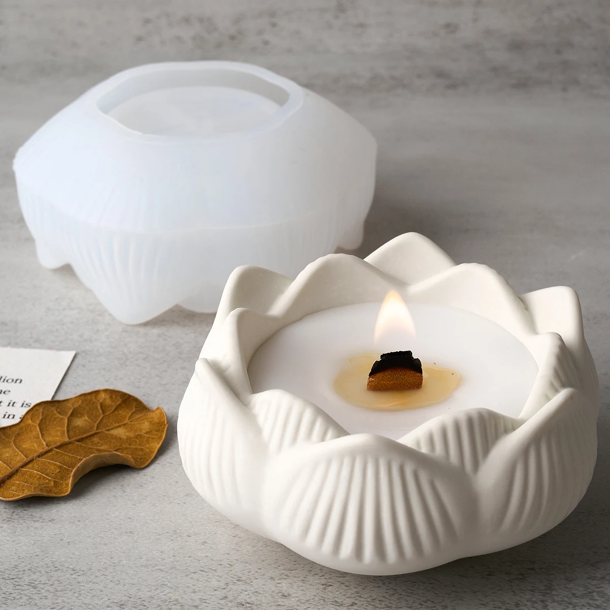 Силиконовый подсвечник в форме лотоса форма сделай сам для свечей чашек