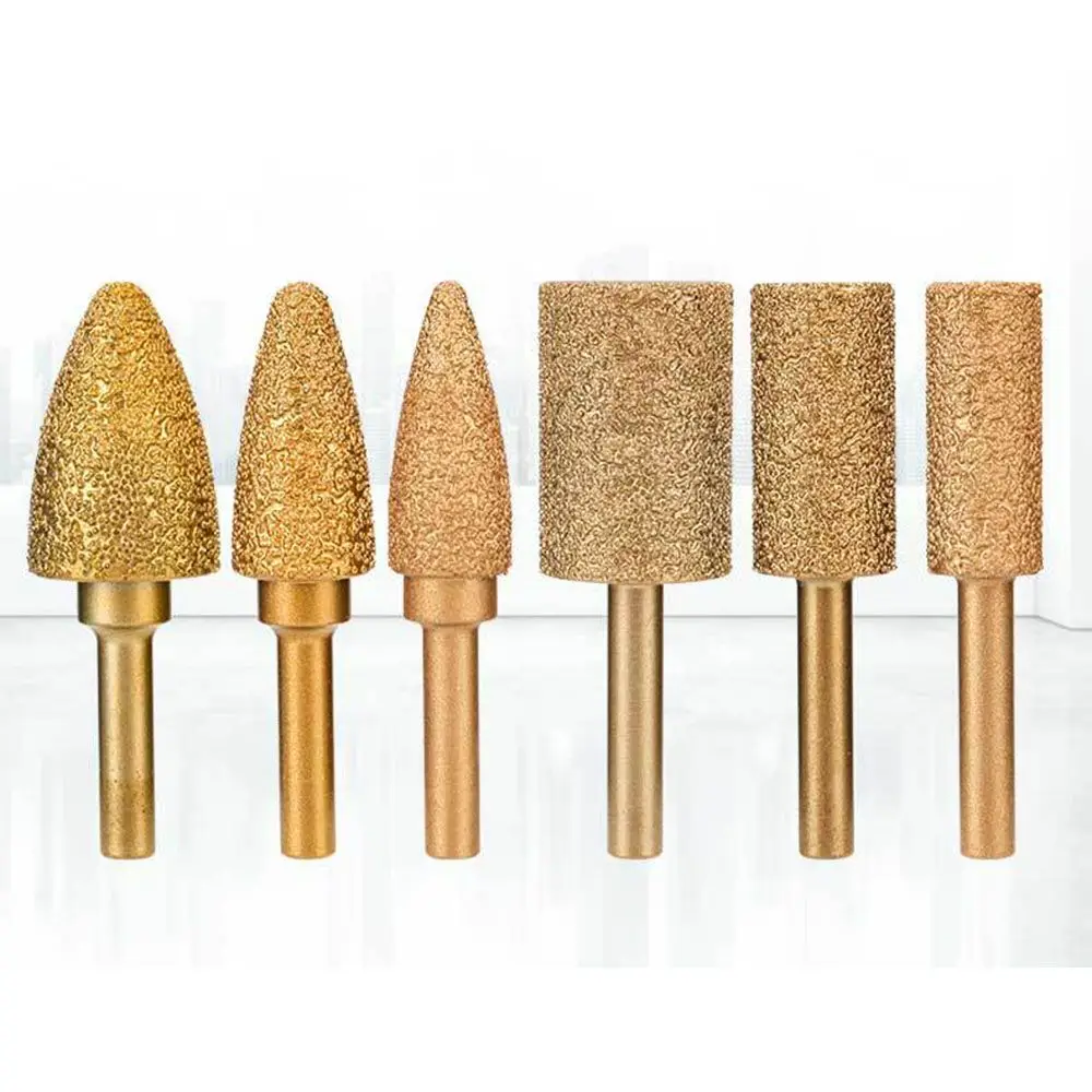 

For Electronic Grinder Abrasive Tools Grit Ball Shape Diamond Coated Grinding Head Grinding Bit Cylinder Grinding Head